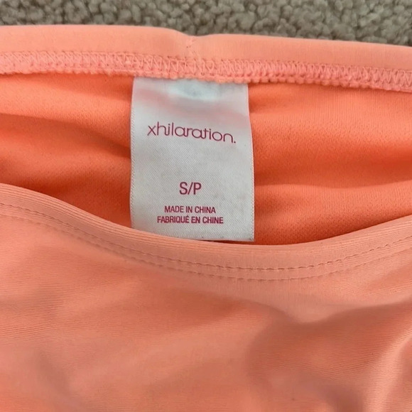 Xhilaration neon orange bikini bottoms small - Picture 3 of 7